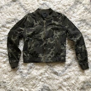 Camo Bomber Jacket